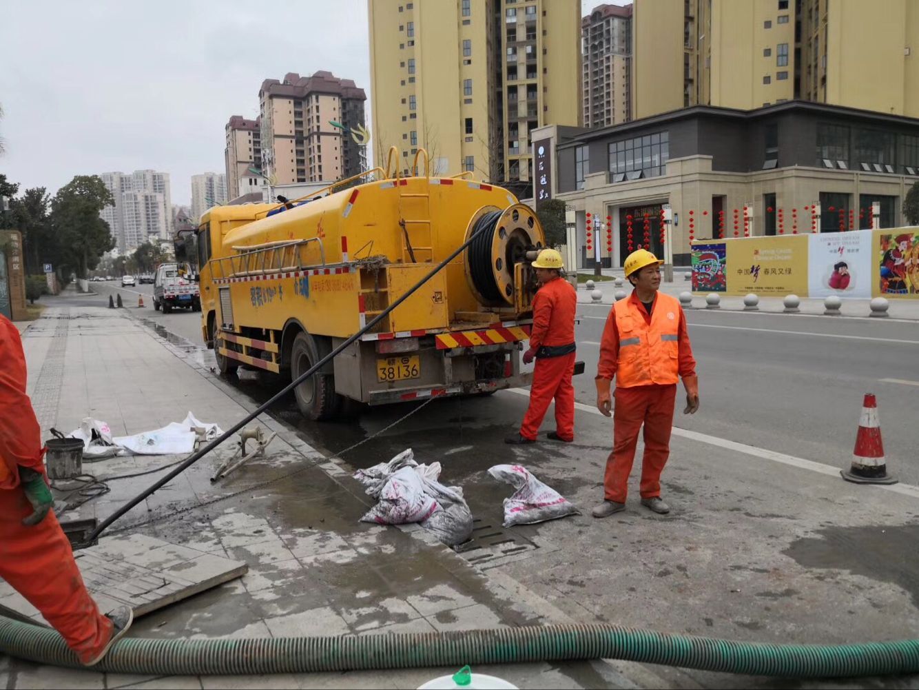 黑龙江排污管道清淤-管道清洗